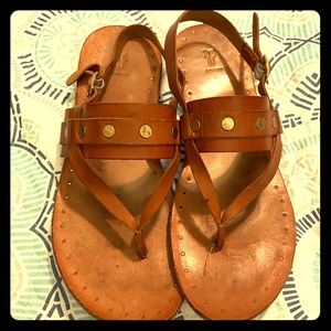 Frye slingback thong sandals